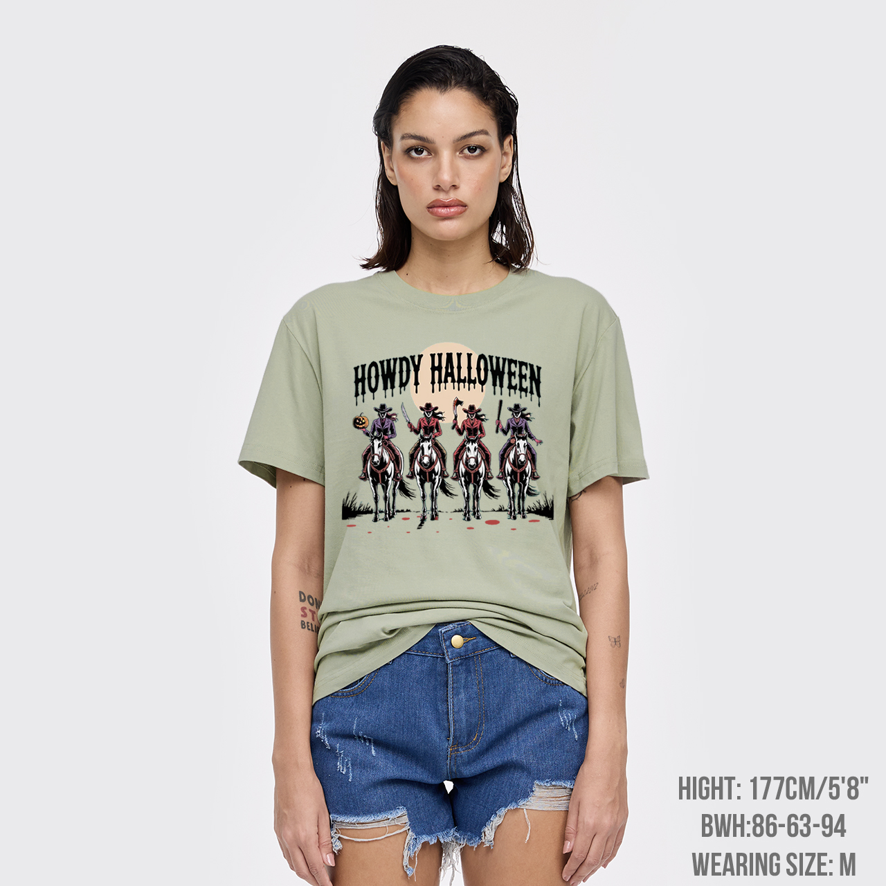 Cowgirl Riding Halloween T-Shirts