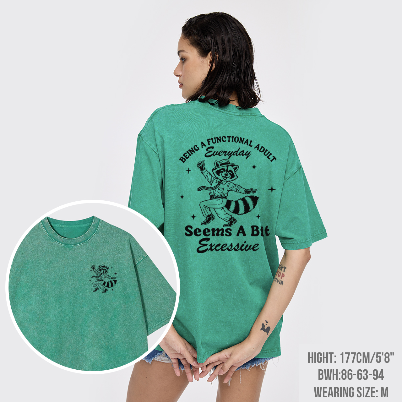 Being A Functional Adult Everyday Garment-dye Tees