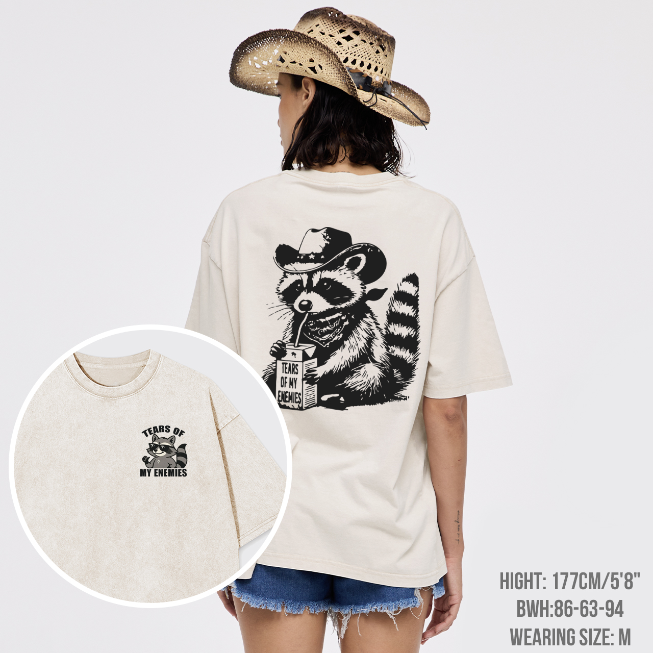 Tears of My Enemies Funny Western Garment-dye Tees