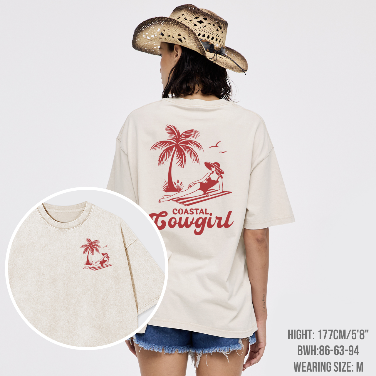 Coastal Cowgirl Garment-dye Tees