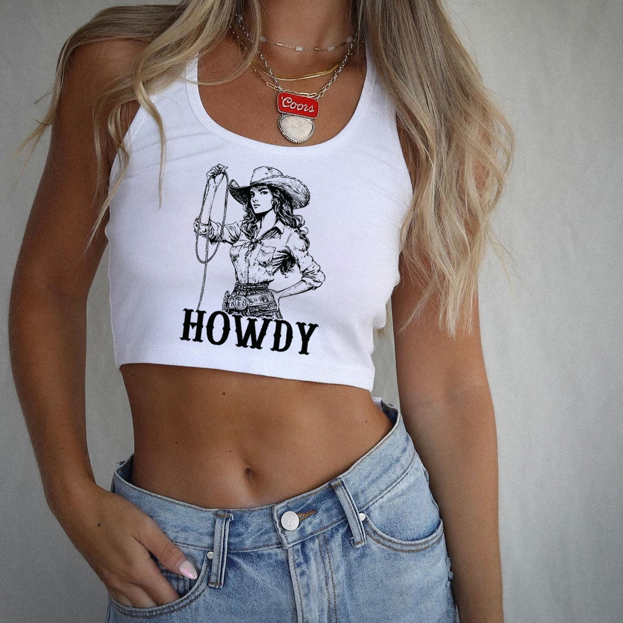 Howdy Cowgirl Tank Top