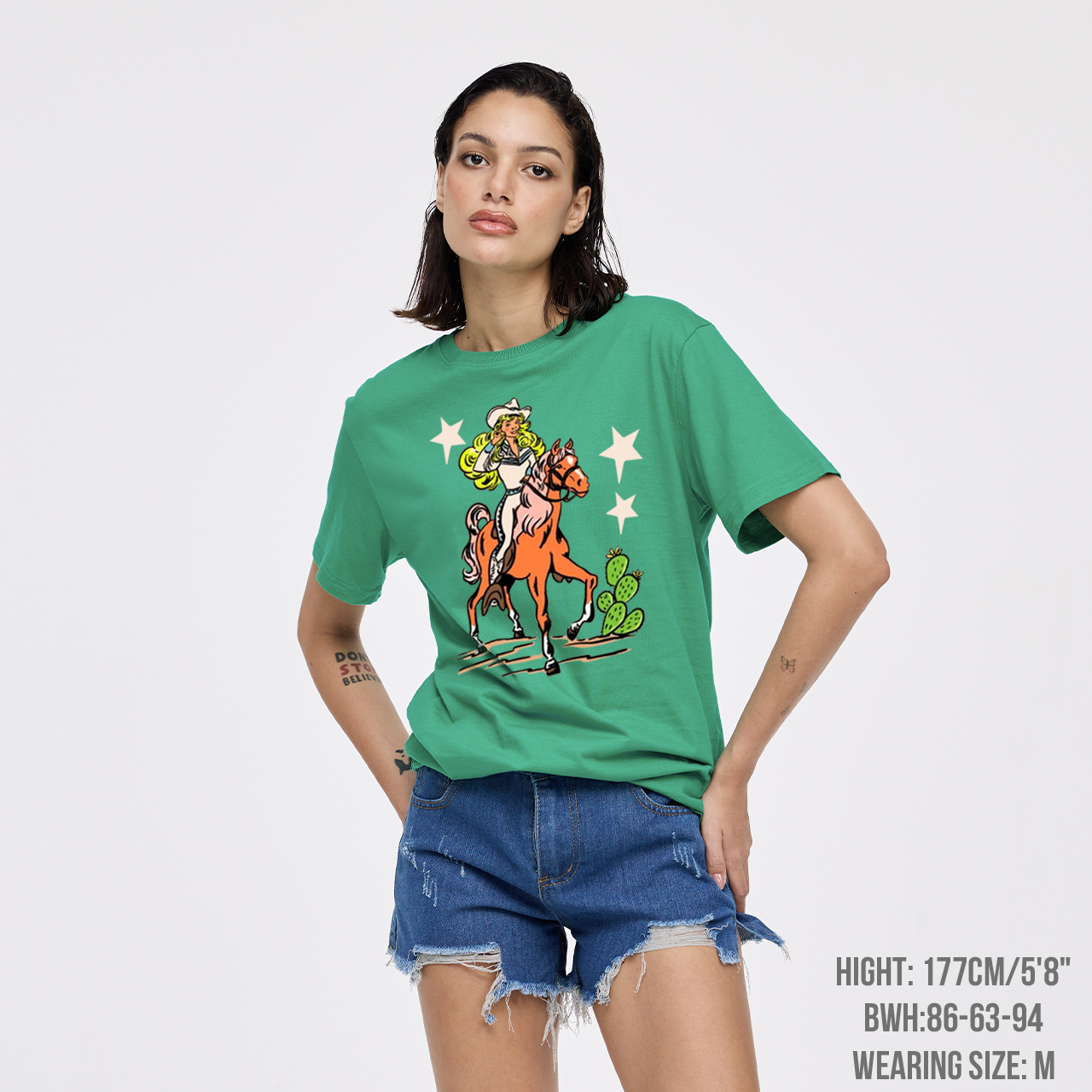 Retro Rodeo Cowgirl T-Shirts