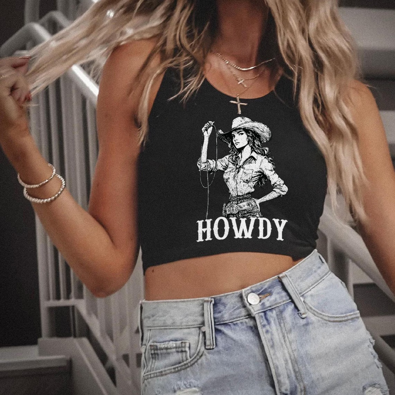Howdy Cowgirl Tank Top