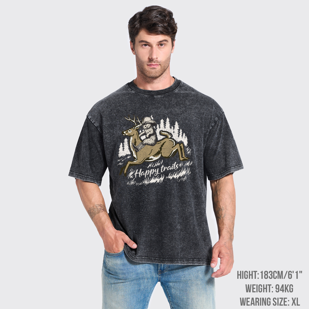 Happy Trails Garment-dye Tees