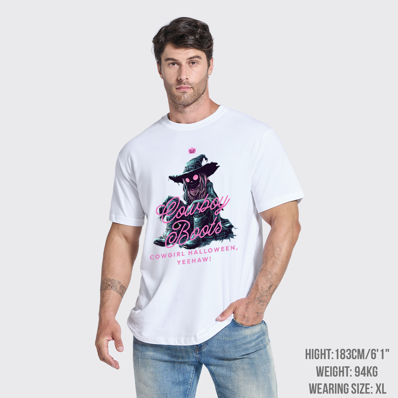 Spooky Western Cowgirl Halloween T-Shirts