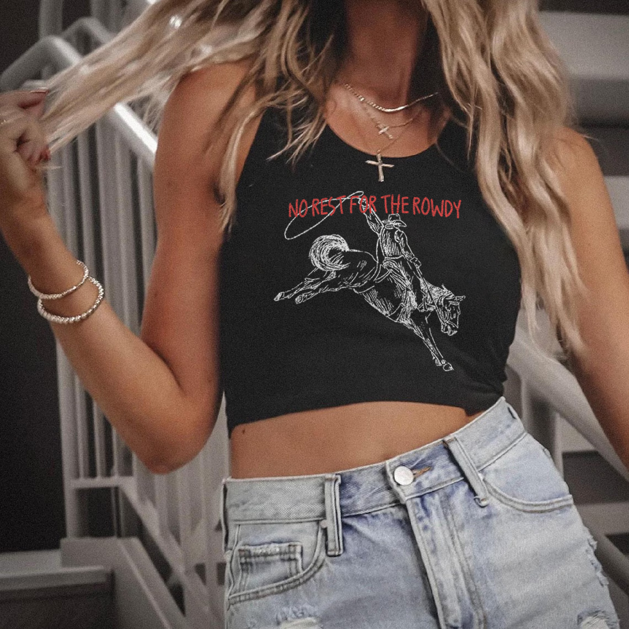 No Rest For The Rowdy Tank Top