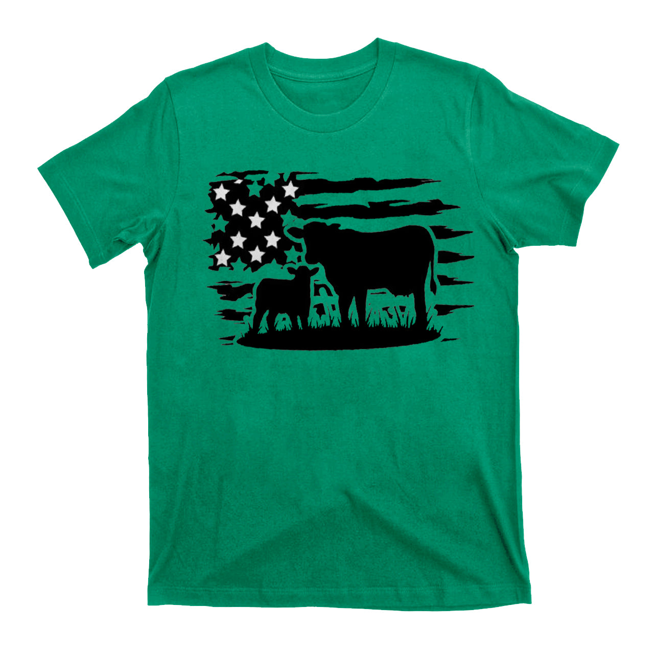 USA Cow Farm Cowboybay T-Shirts