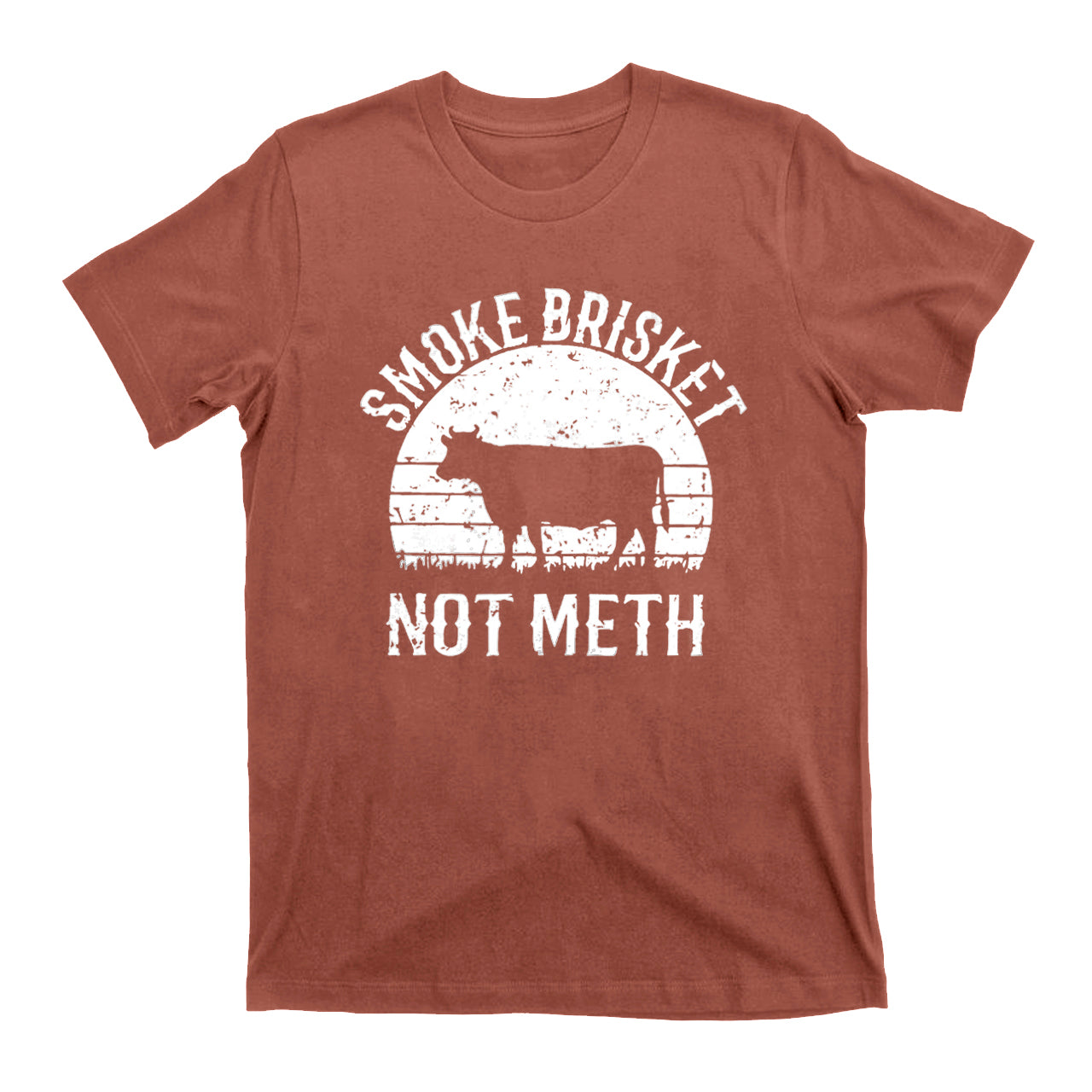 Smoke Brisket Not Meth Cowboy T-Shirts