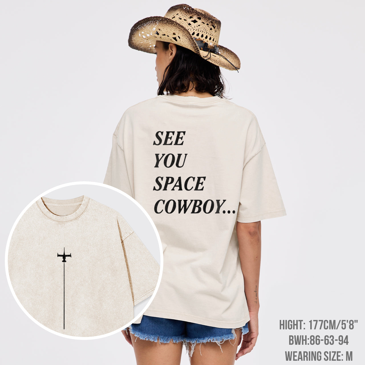 See You Space Cowboy Garment-dye Tees