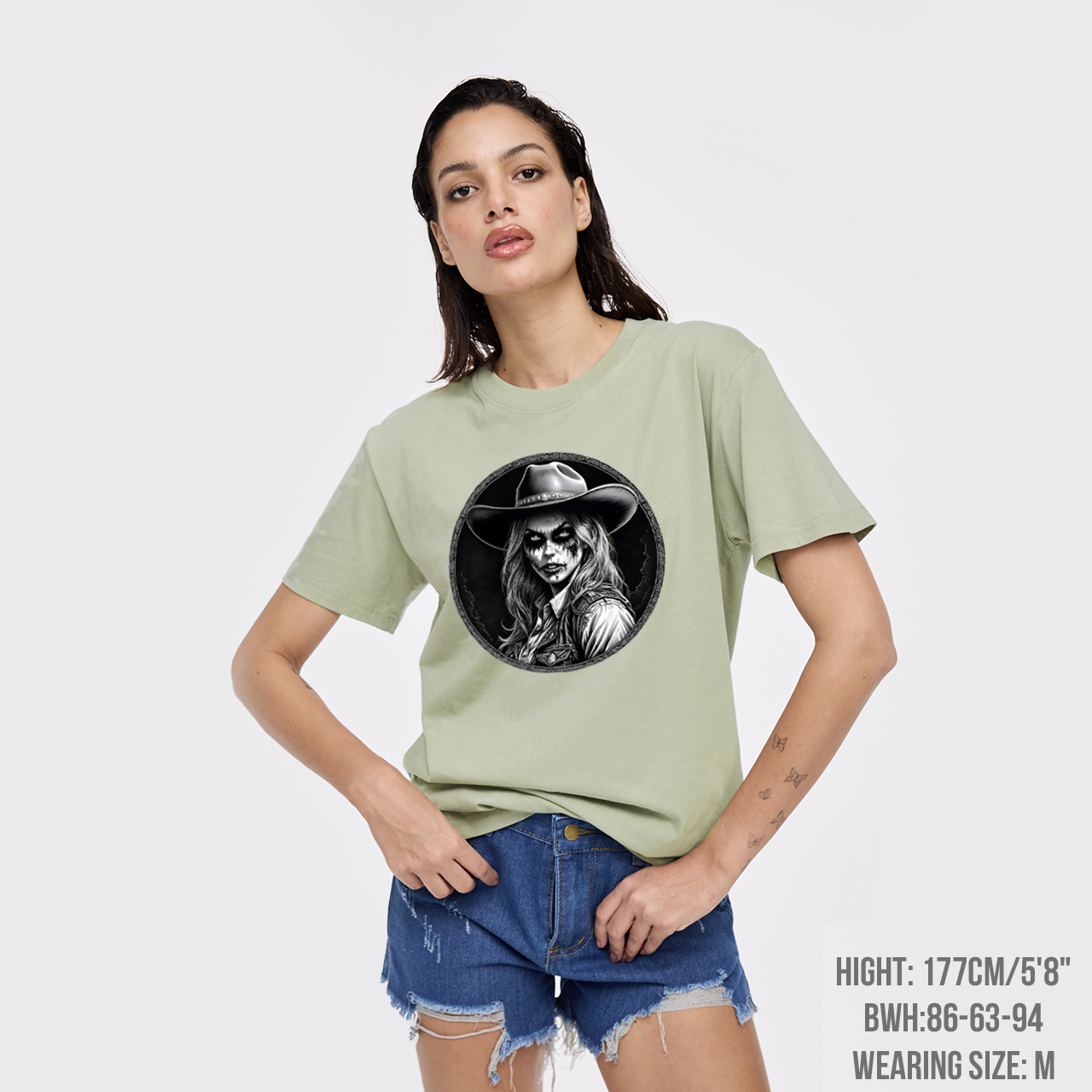 Halloween Undead Cowgirl T-Shirts