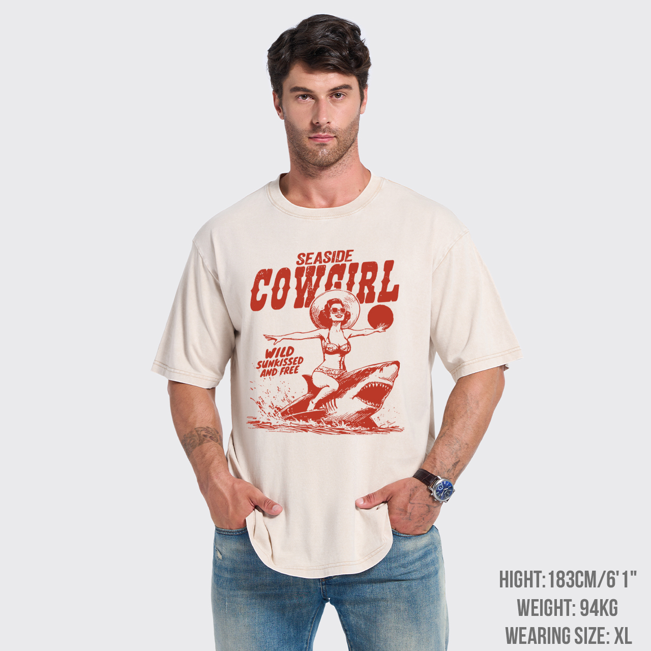 Seaside Cowgirl Wild Garment-dye Tees