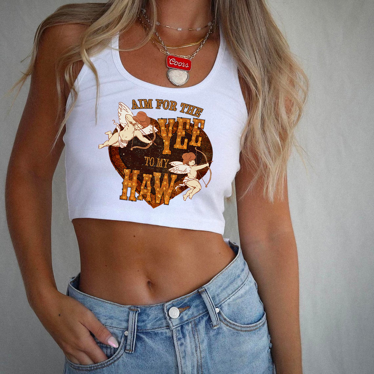 Aim For The Yee To My Haw Tank Top