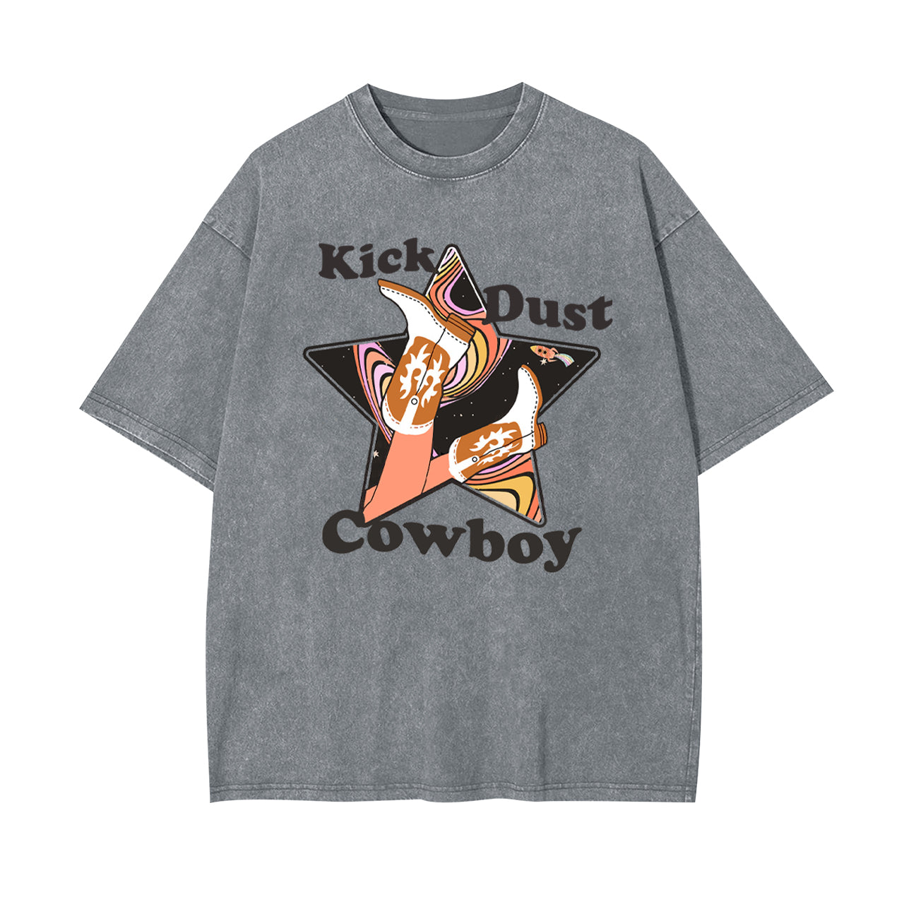 Space Kick Dust Cowboy Garment-dye Tees
