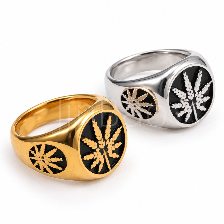 Signet Statement Stainless Steel Multicolor Ring D00117