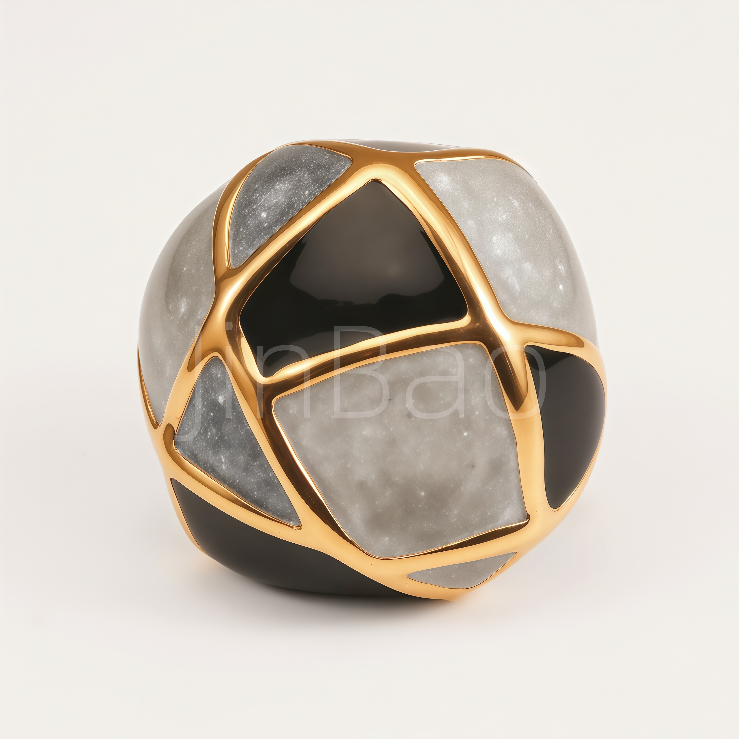 Mosaic Geometric Swirl Enamel Dome Women's Ring | E00544
