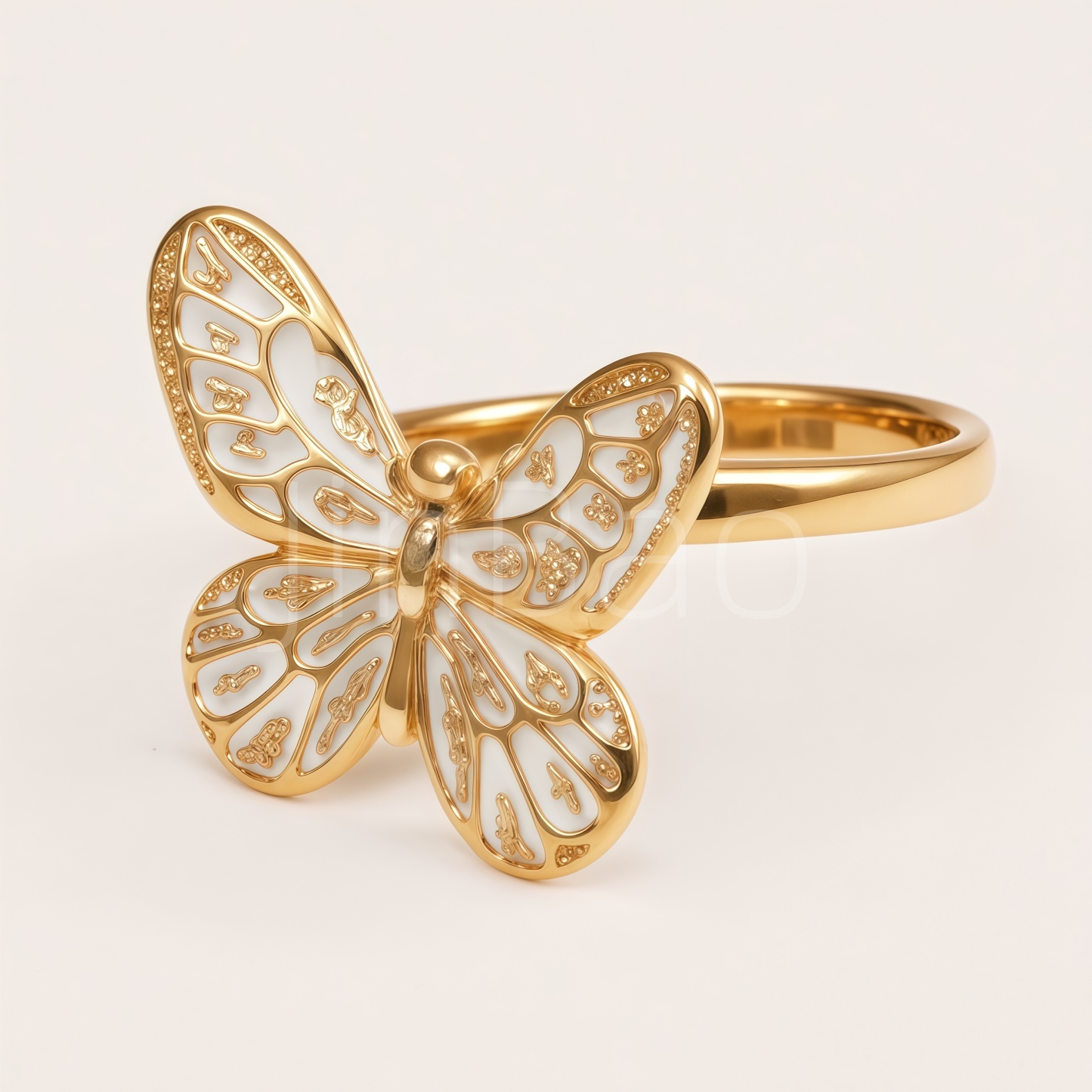 Vintage Filigree Butterfly Ladies Party Ring | N002835