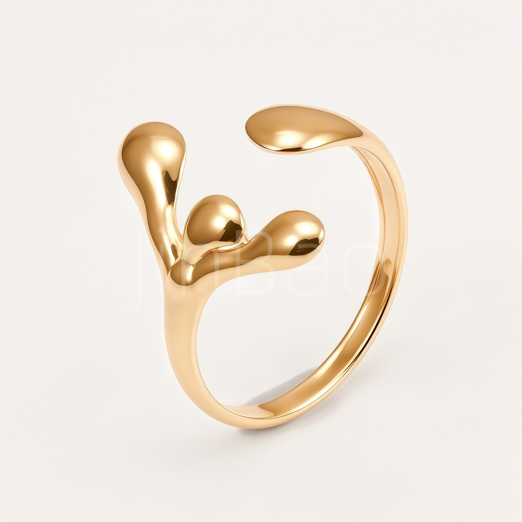 Boho Mixed‑Style Face Leaf Hammered Women Ring Set