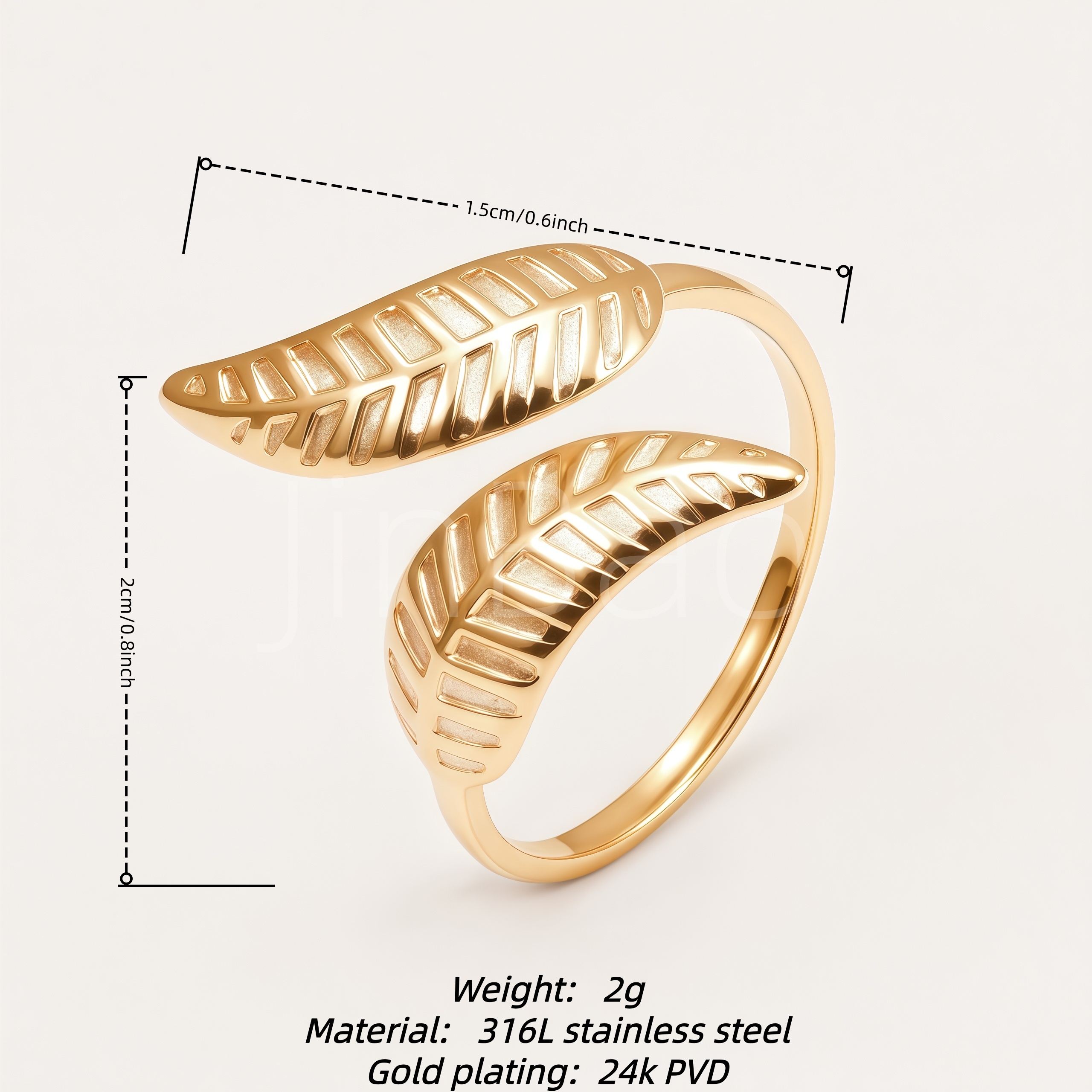Boho Mixed‑Style Face Leaf Hammered Women Ring Set