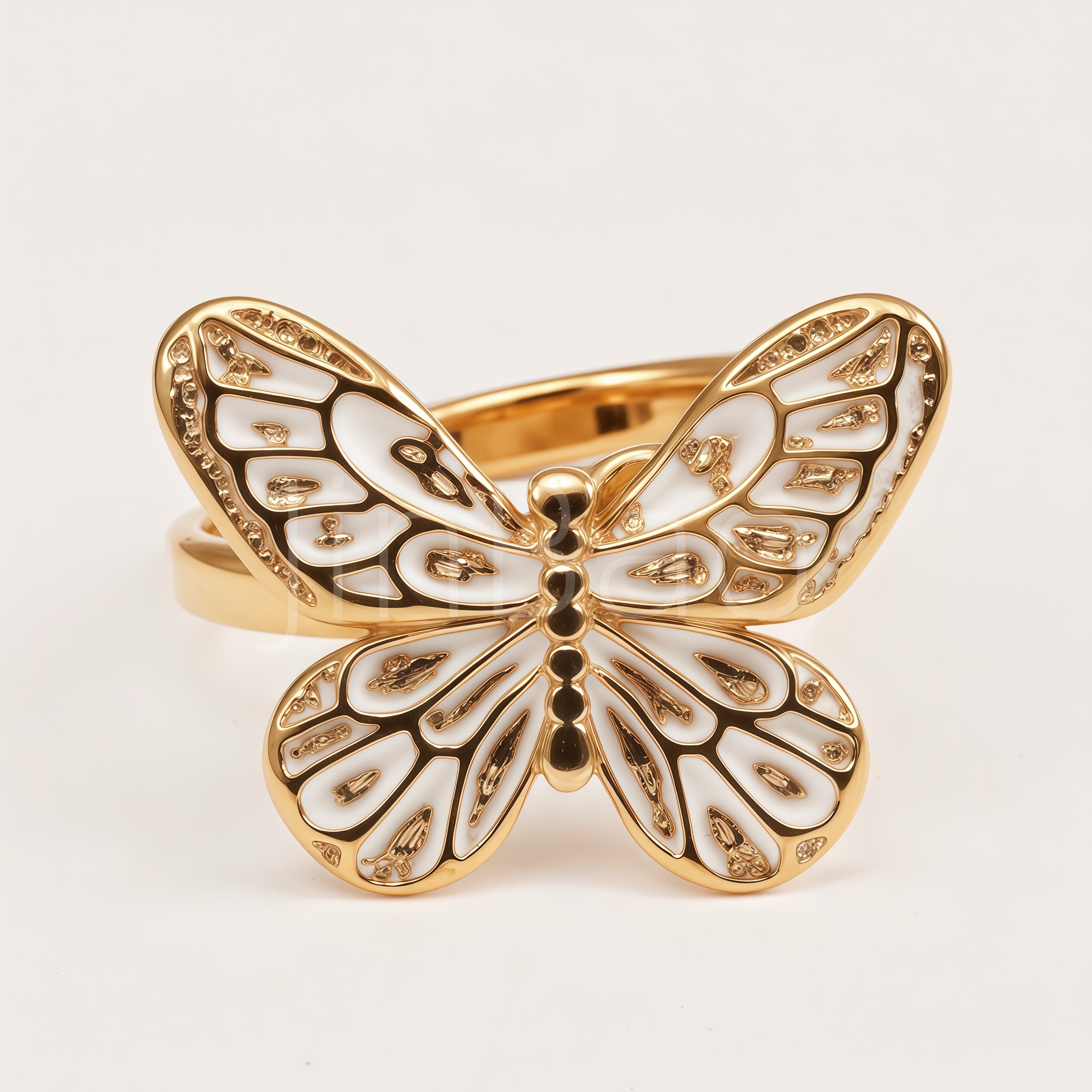 Vintage Filigree Butterfly Ladies Party Ring | N002835