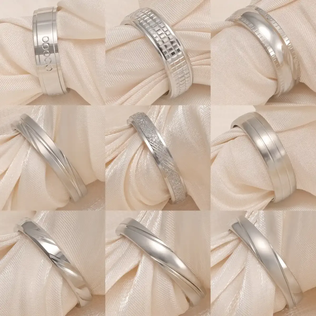 Classic Plain - band Stainless Steel Unisex Ring-JinBaoJewerly