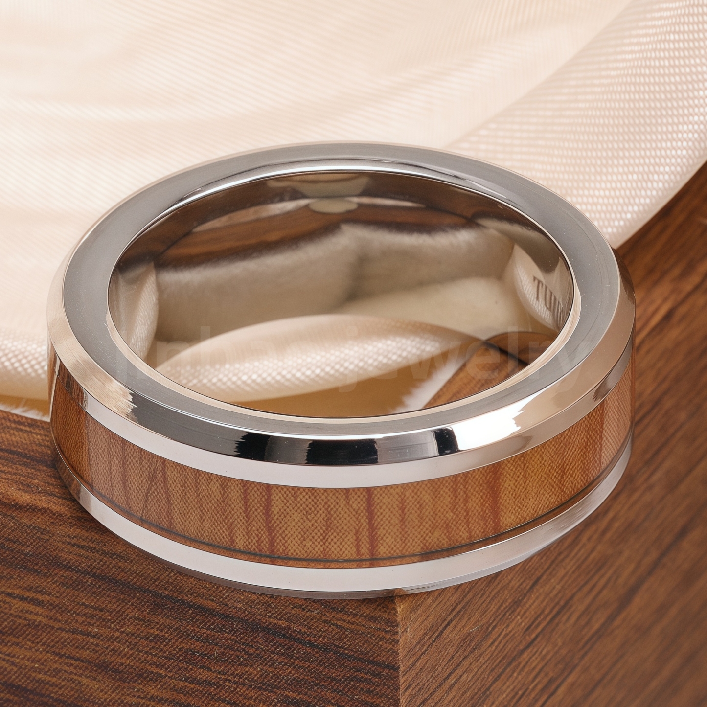 Stainless Steel Vintage Minimalist Design with Handcrafted Inlays Men's Waterproof Ring-JinBaoJewerly