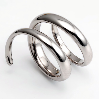 Stainless Steel Spiral Open Ring, Individual and Trendy Fashion Finger Ring | G002230-JinBaoJewerly