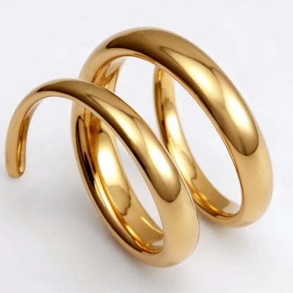 Stainless Steel Spiral Open Ring, Individual and Trendy Fashion Finger Ring | G002230-JinBaoJewerly