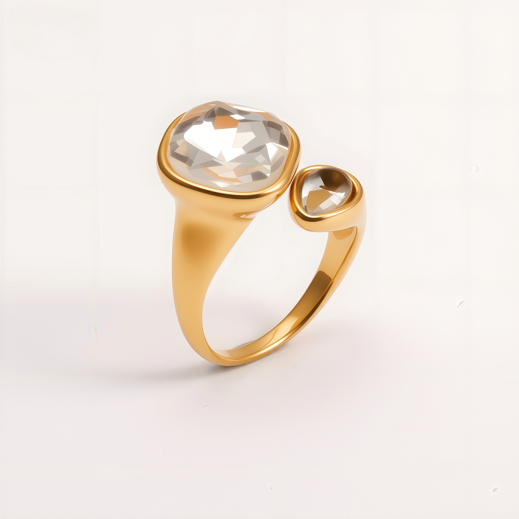 Colorful Gemstone Accents, Hypoallergenic & Durable Stainless Steel Rings for Women