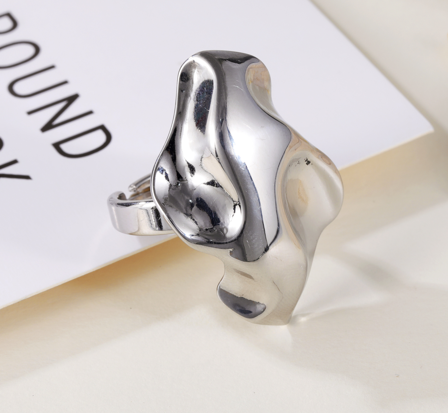 Shape of Light - Minimalist Creative Ring for Women | G005540-JinBaoJewerly