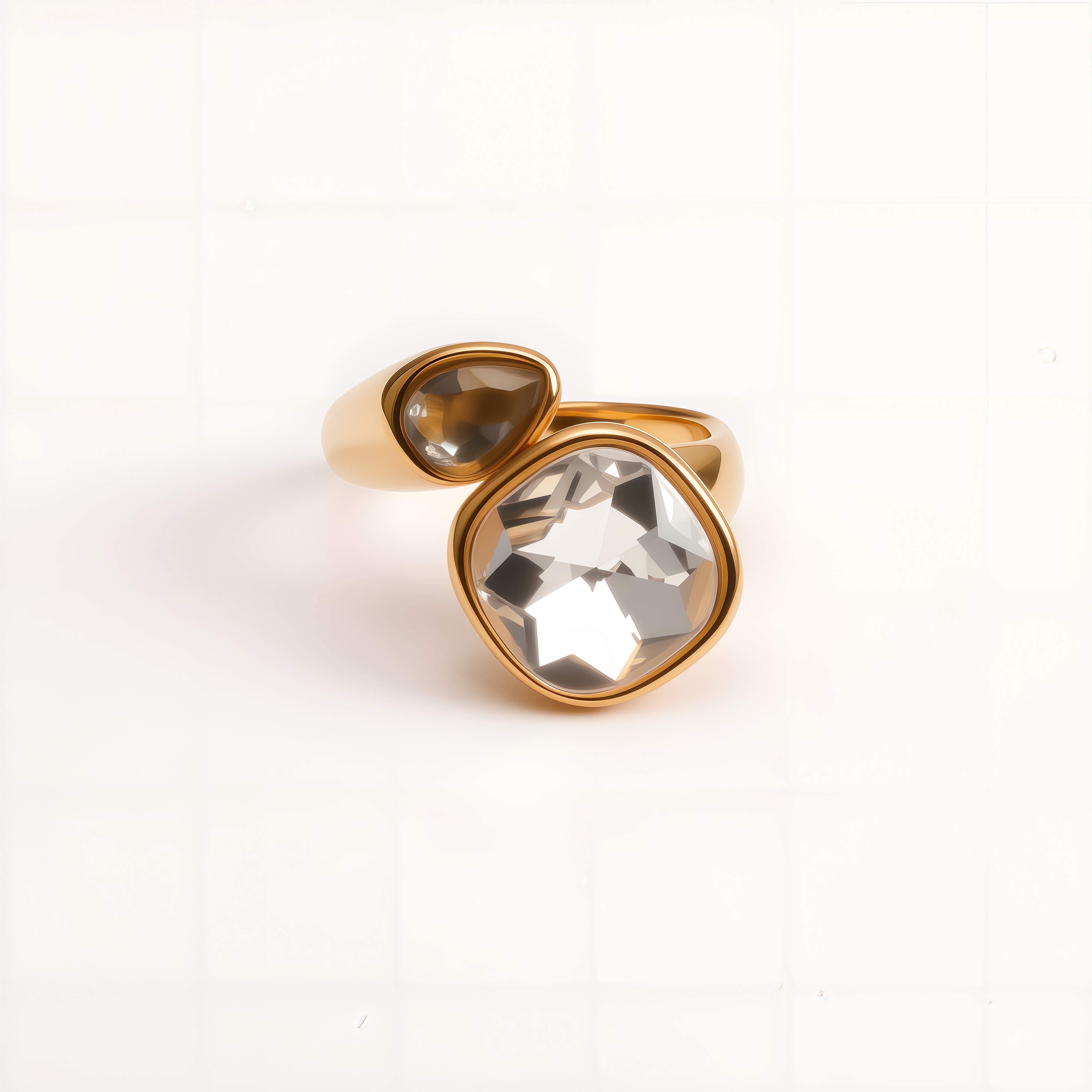 Colorful Gemstone Accents, Hypoallergenic & Durable Stainless Steel Rings for Women