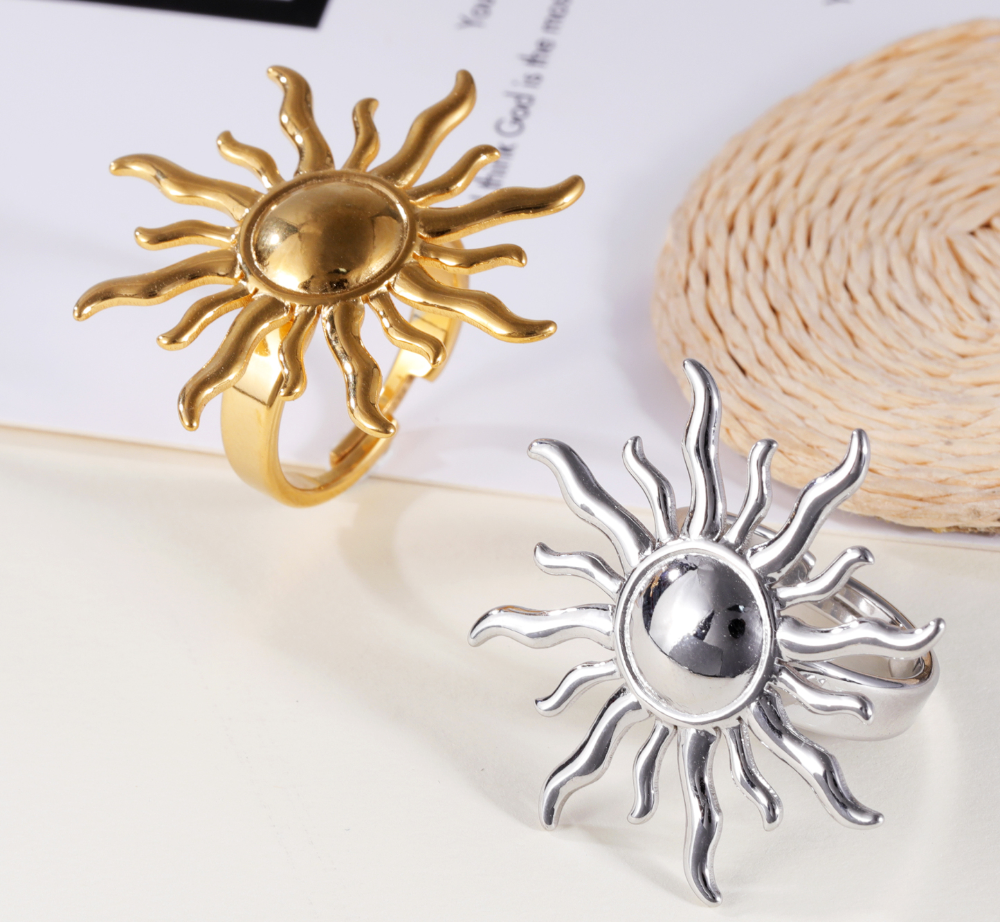 Rhythm of Sunlight - Creative Sun Ring for Women | G005533-JinBaoJewerly