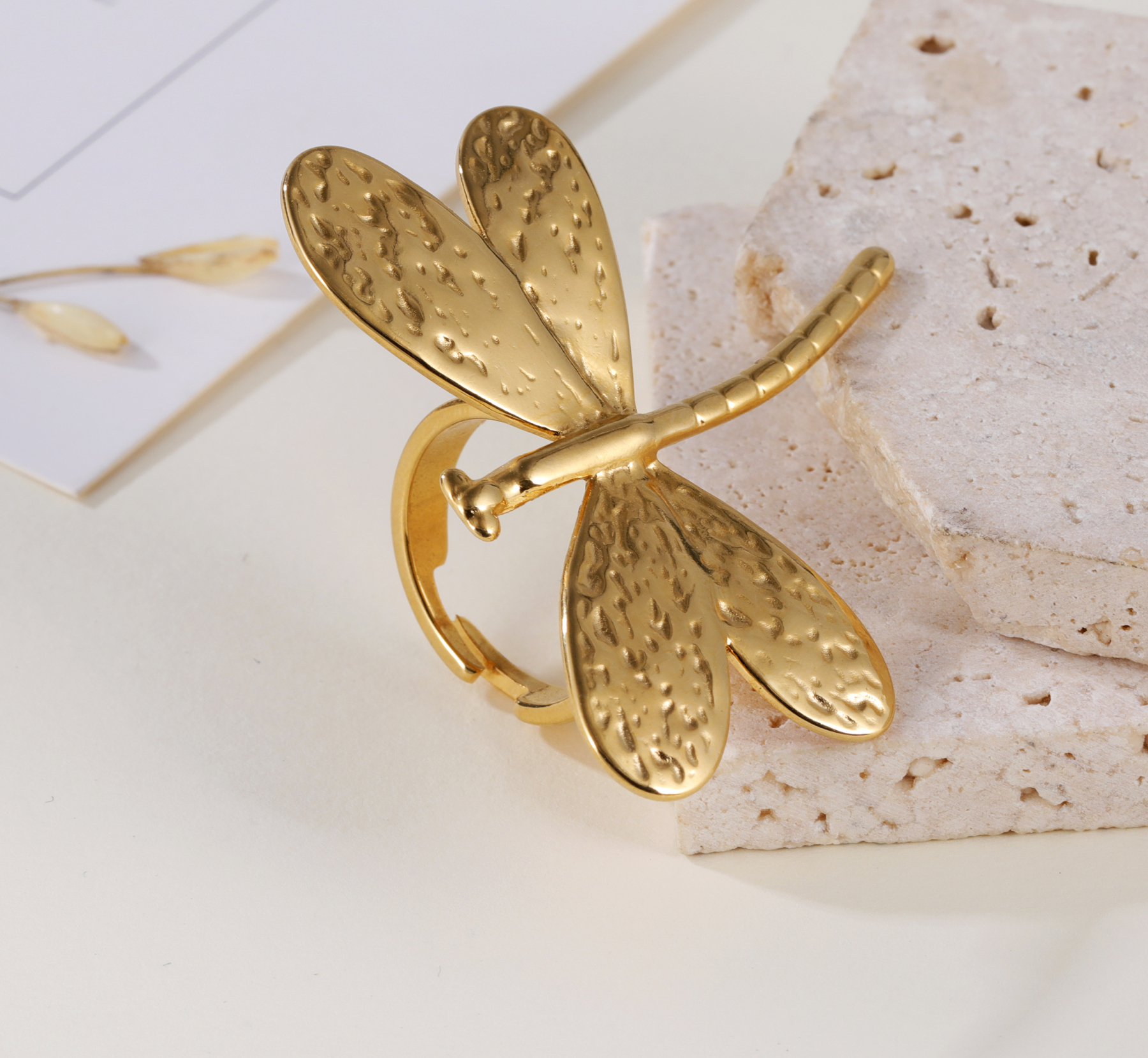 Delicate Dragonfly Ring - Elegant Jewelry for Women | G005433-JinBaoJewerly