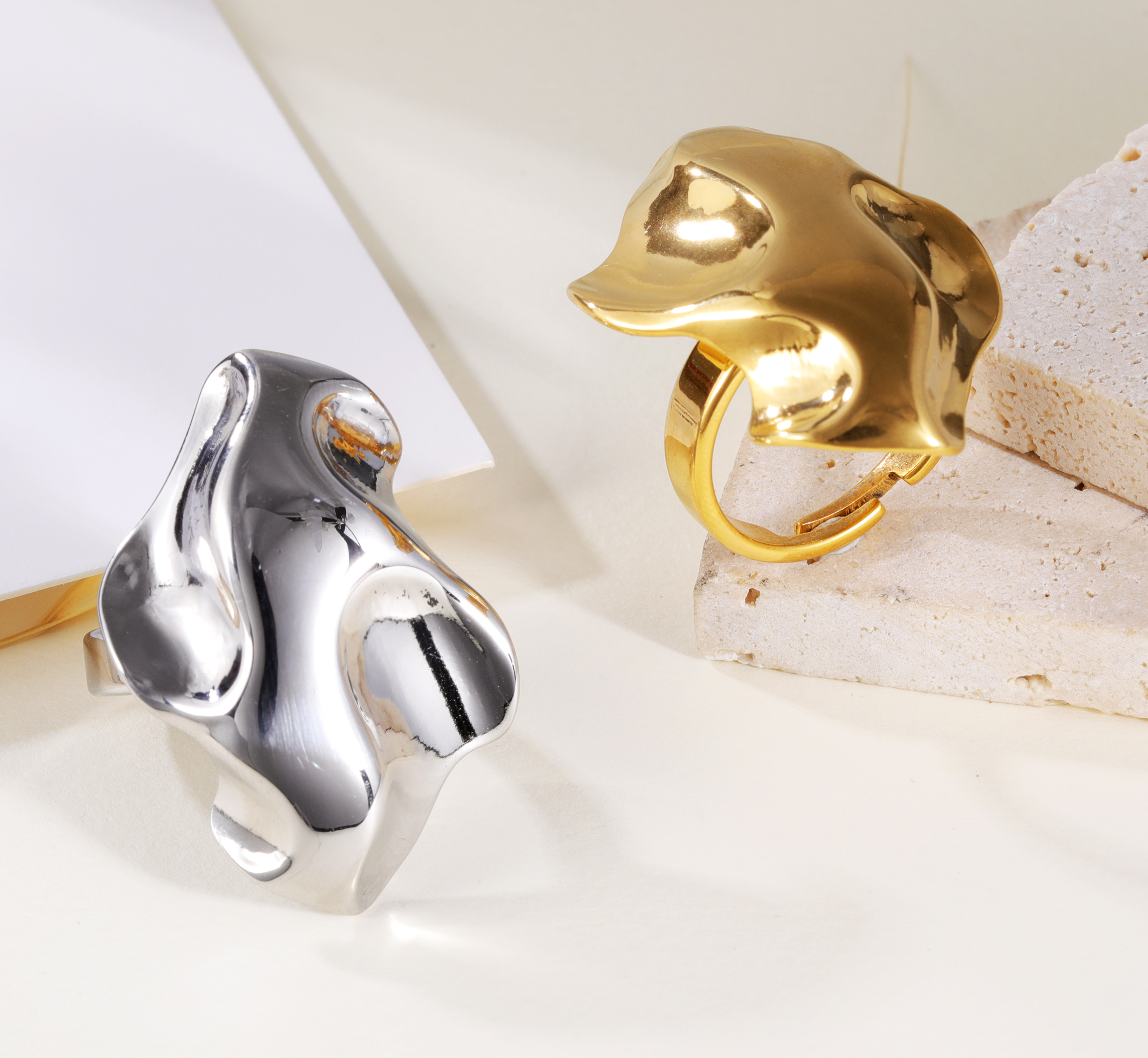 Shape of Light - Minimalist Creative Ring for Women | G005540-JinBaoJewerly