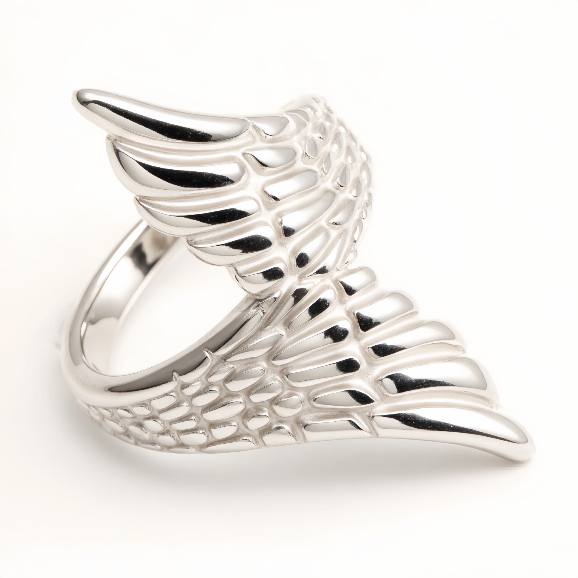 Gold/Silver Wing Ring - Stylish and Trendy Statement Jewelry | N001007-JinBaoJewerly