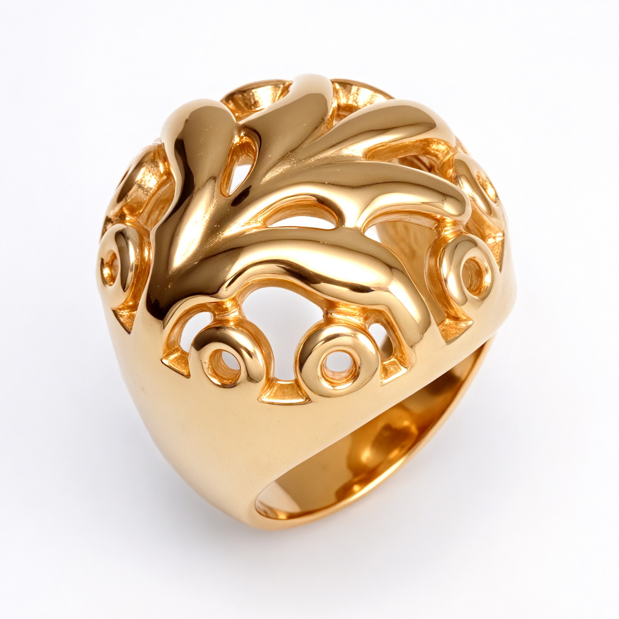 Metal Artistic Hollow - Out Ring - Trendy and Elegant Unisex Accessory | ML061-JinBaoJewerly