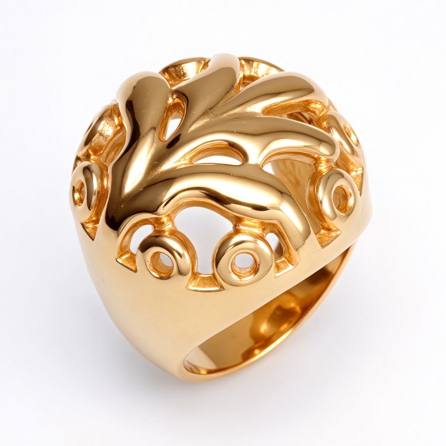 Metal Artistic Hollow - Out Ring - Trendy and Elegant Unisex Accessory | ML061-JinBaoJewerly