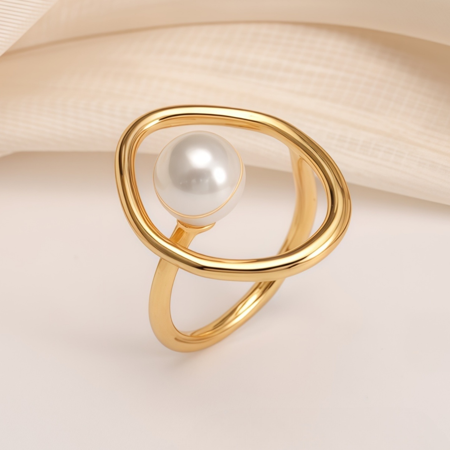 Gold Pearl Ring Collection - Elegant and Stylish Jewelry