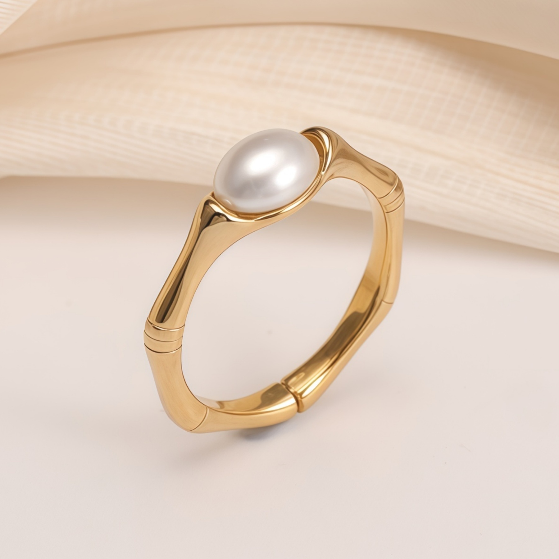 Gold Pearl Ring Collection - Elegant and Stylish Jewelry