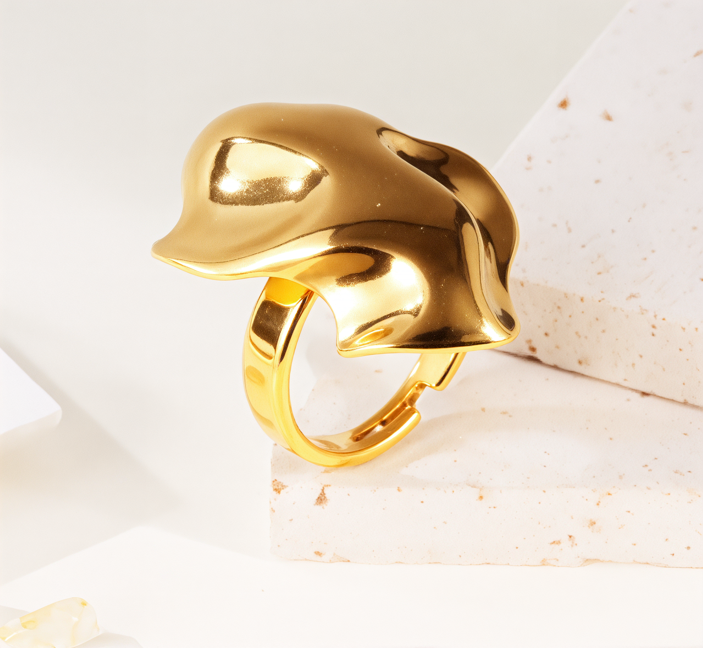 Shape of Light - Minimalist Creative Ring for Women | G005540-JinBaoJewerly
