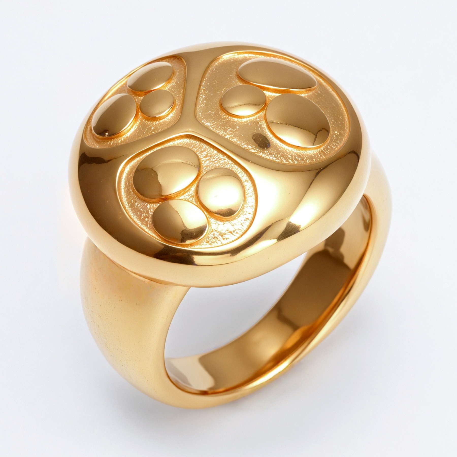 Metal Adorable Cat Paw Ring - Trendy Unisex Accessory | ML0109-JinBaoJewerly