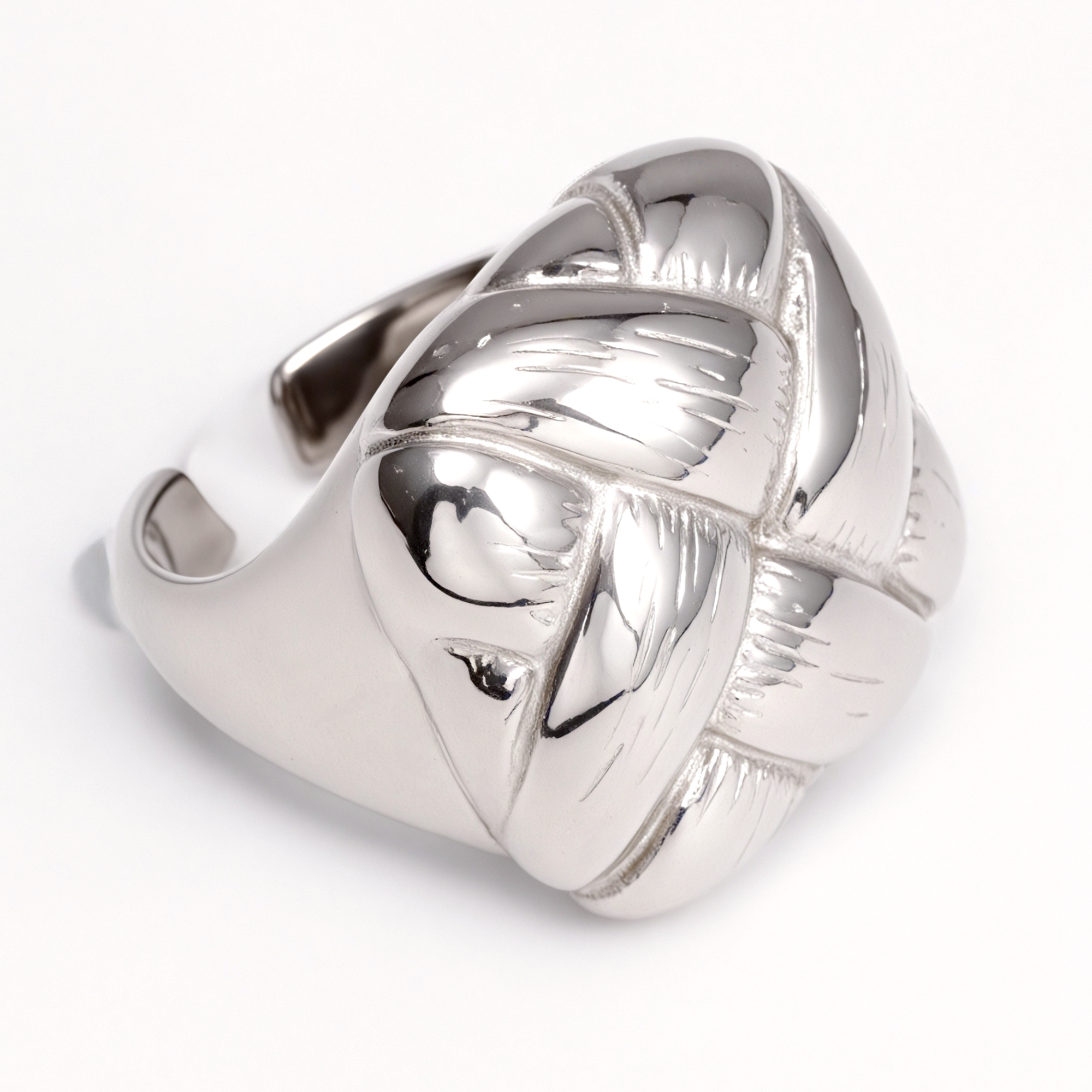 Metal Artistic Braided Open - Ring - Trendy and Versatile Unisex Accessory | G004155-JinBaoJewerly