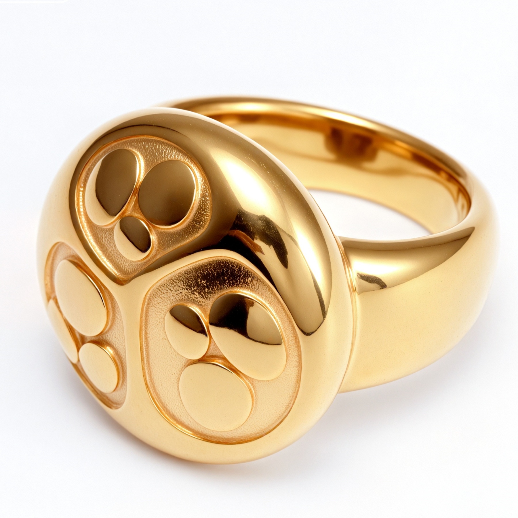 Metal Adorable Cat Paw Ring - Trendy Unisex Accessory | ML0109-JinBaoJewerly