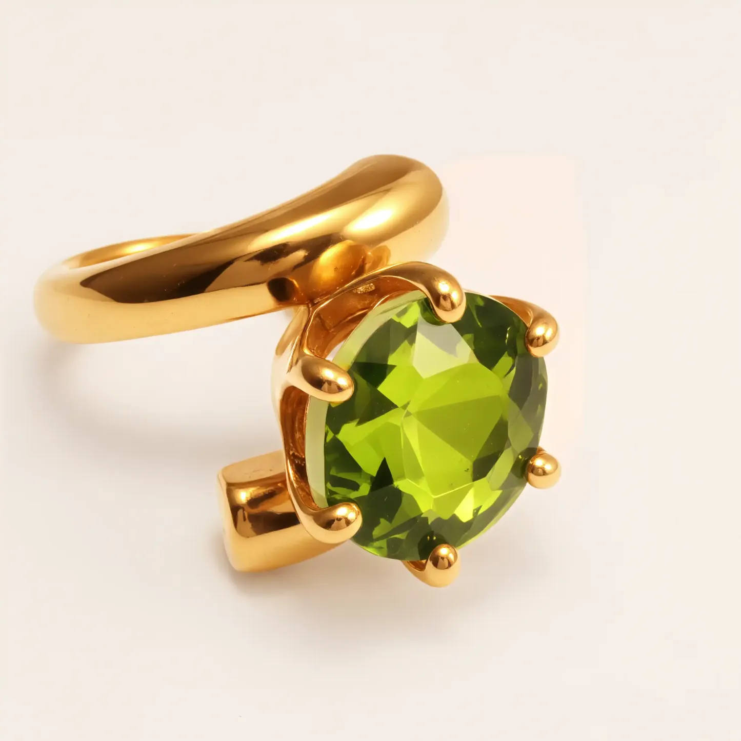 Luxury Style Colored Crystal Stainless Steel Women's Ring丨XHBL-1-HO-JinBaoJewerly