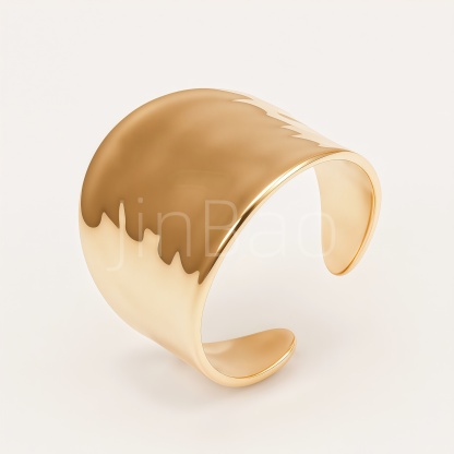 Chunky Abstract Wave Twisted Geometric Women Ring
