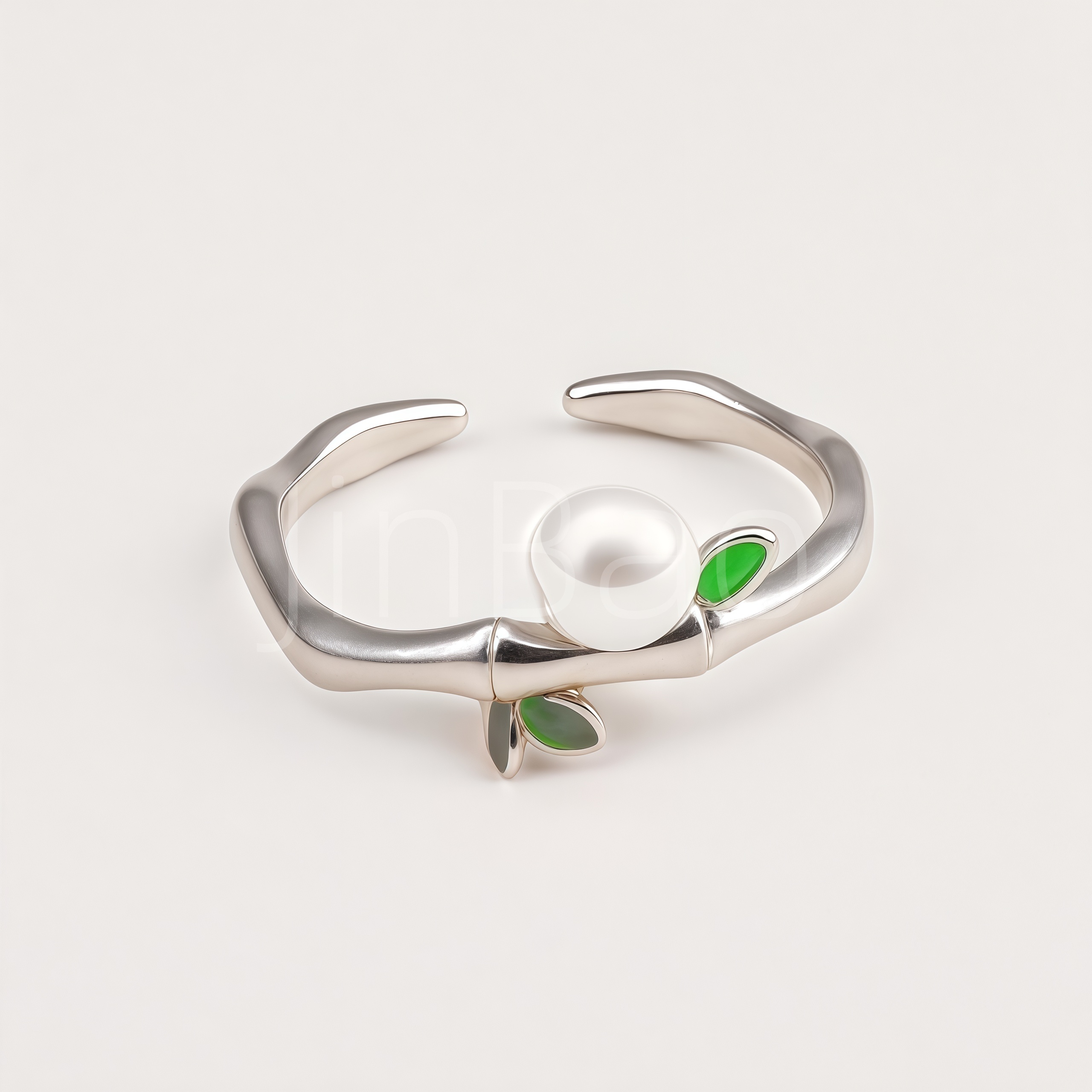New Chinese Style Natural Branch Pearl Open Ring for Women | E00478