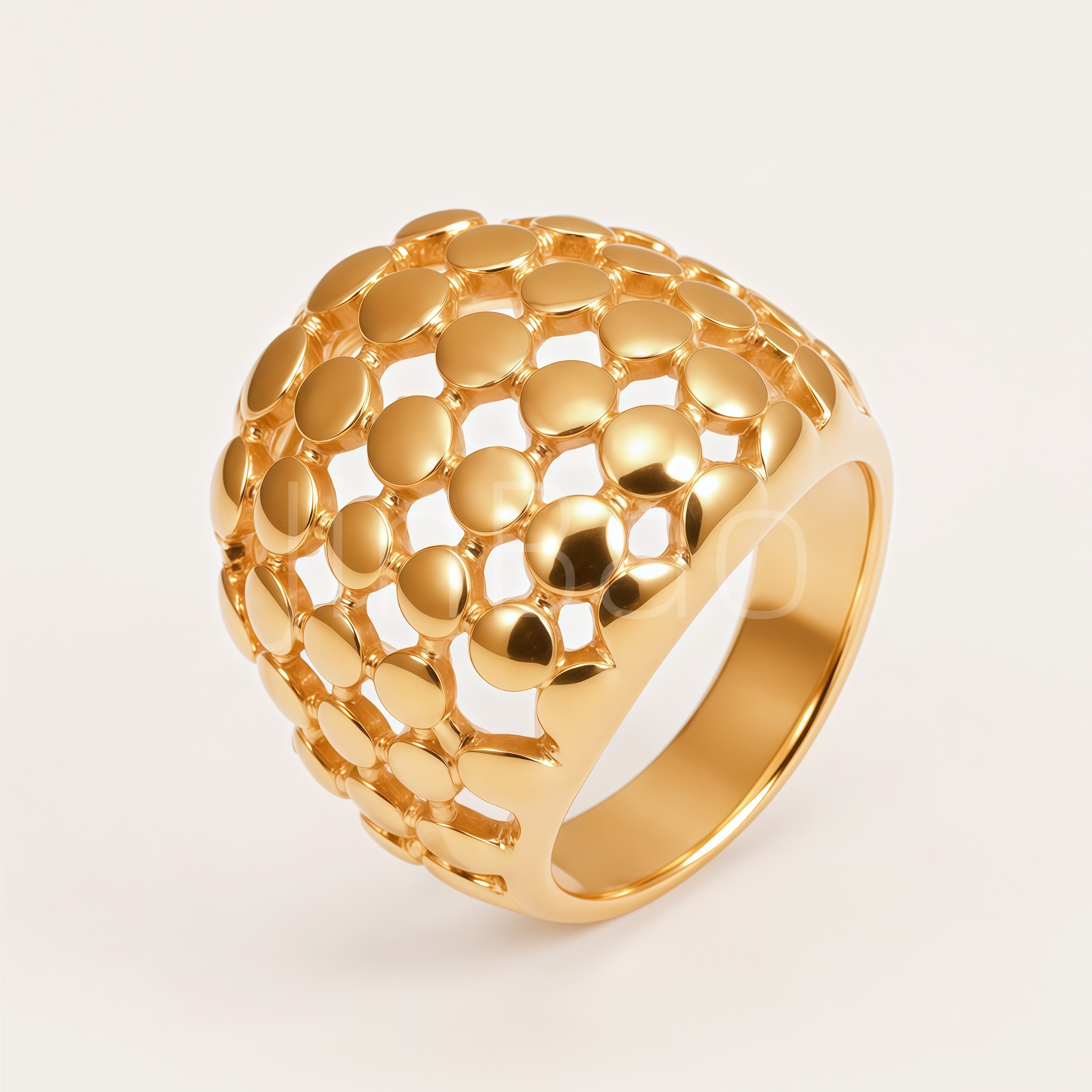 Sculptural Chunky Dome Bubble Dot Women Ring | E00582