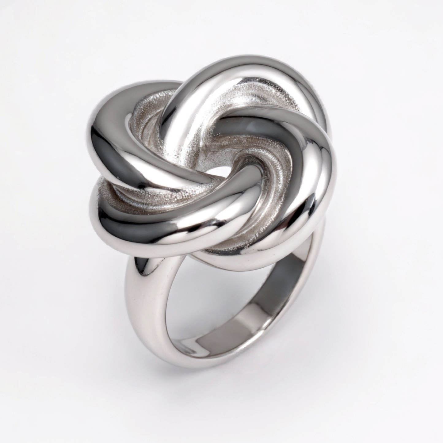Fashionable Gold/Silver Knot Ring - Eye - Catching Accessory for Stylish Outfits | G004581-JinBaoJewerly