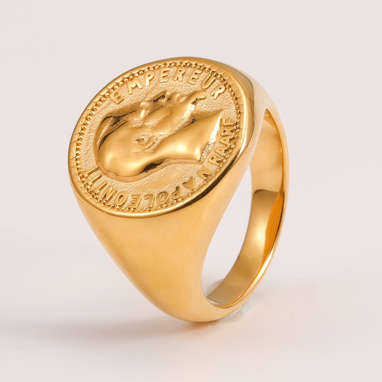 Unique Geometric Braided Stainless Steel Women's Ring | G00545