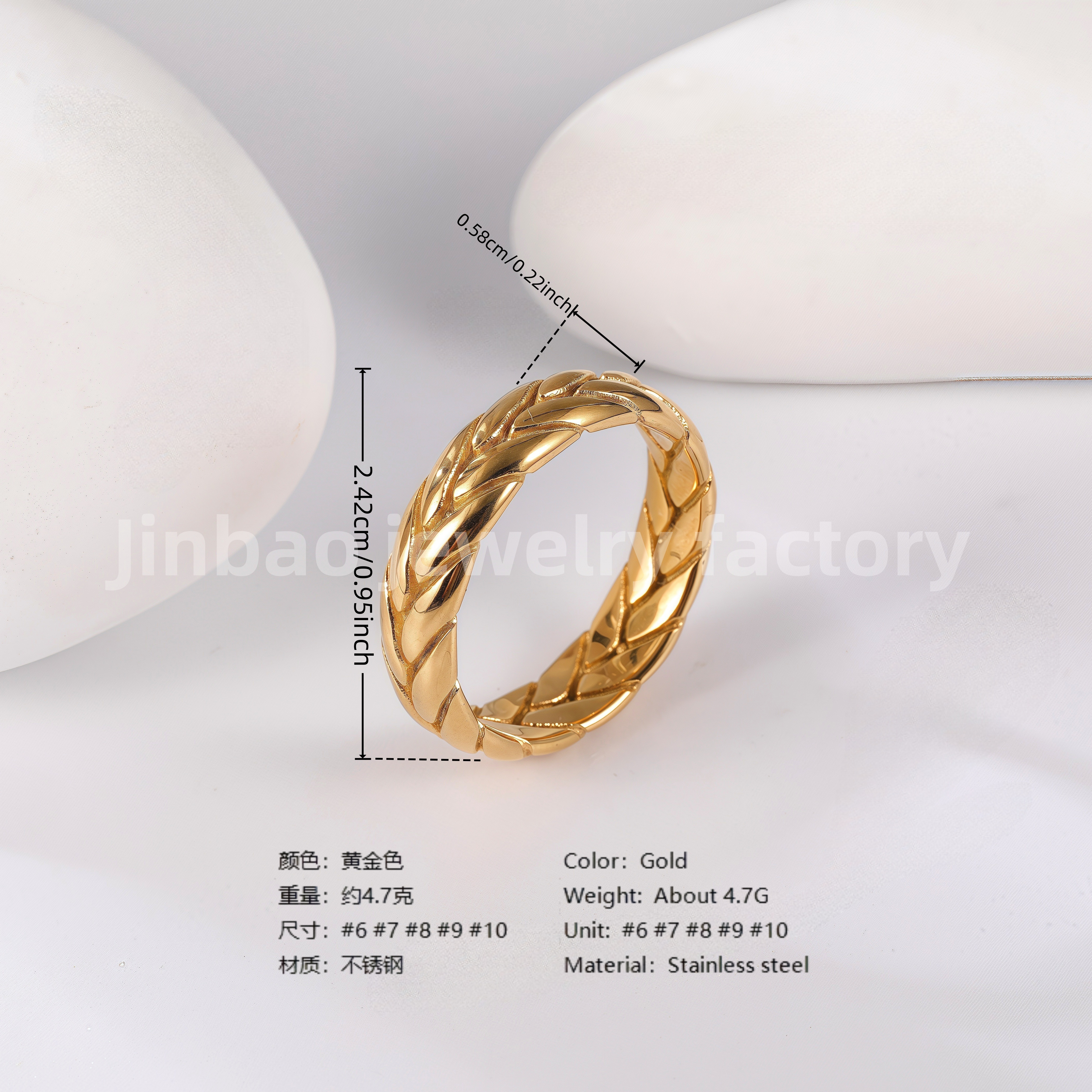 18K Gold Scorpion Stainless Steel Ring for Men, Vintage Carved Style Bold Band, Unique Black Engraved Design Fashion Ring-JINBAOJEWELRY