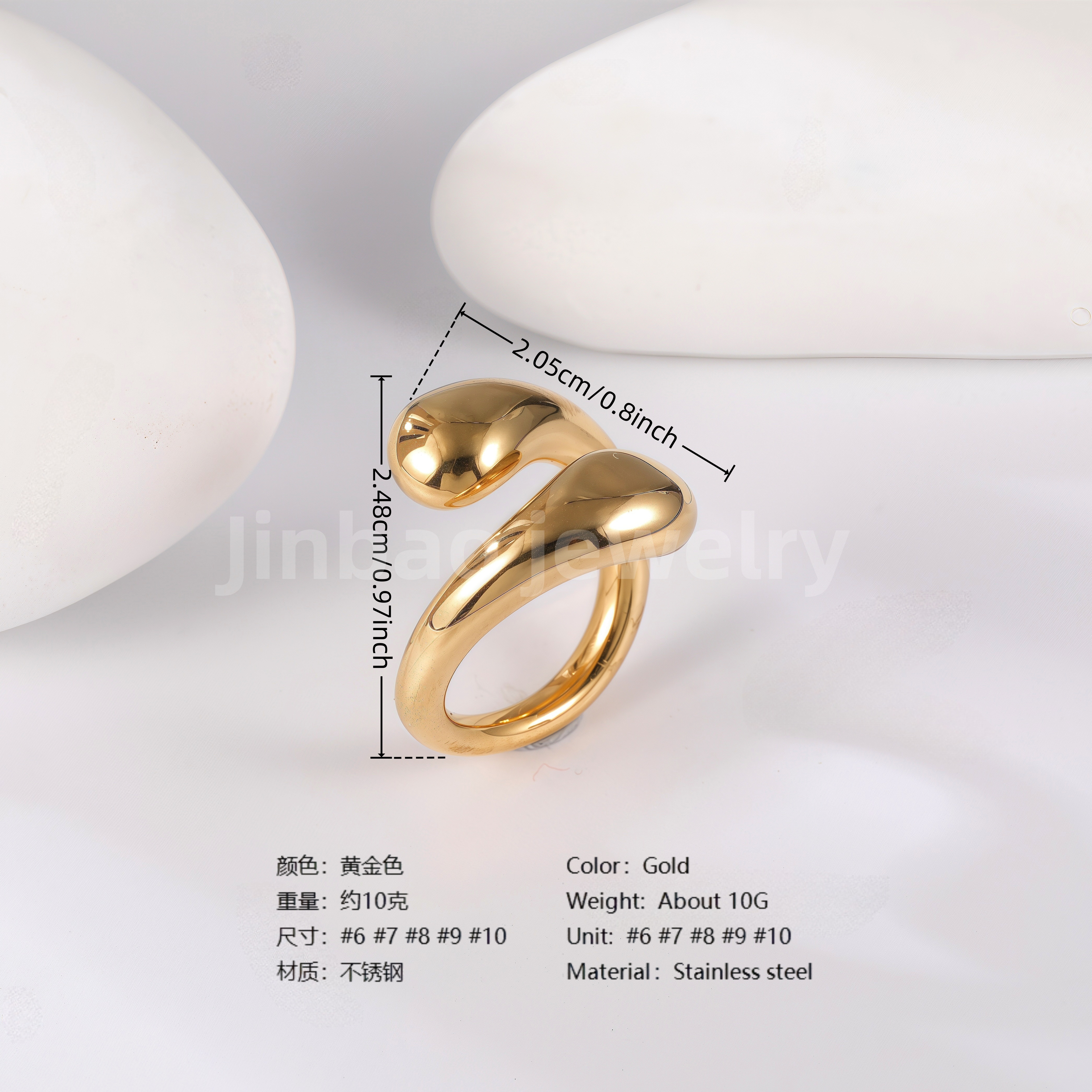 18K Gold Scorpion Stainless Steel Ring for Men, Vintage Carved Style Bold Band, Unique Black Engraved Design Fashion Ring-JINBAOJEWELRY